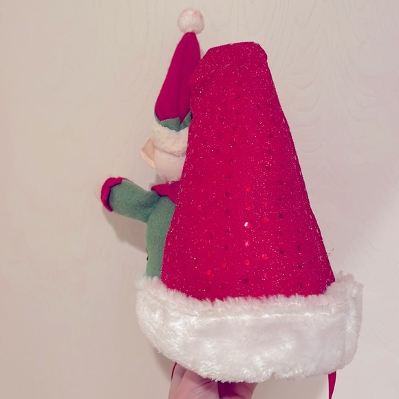 🎁 HOLIDAY SPECIAL 🎁 plush Santa party hat with elf - Picture 5 of 6